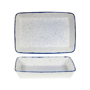 Форма для запекания 38Х25СМ H6,2См 3,5Л, Stonecast Hints, цвет Indigo Blue Shbirlbd1