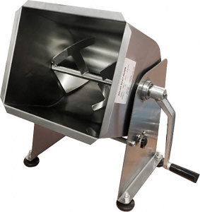 Фаршемешалка Kocateq FME20T ручная 20 л c откидным бункером, 1 осью и подкл. к приводу G12