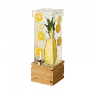Диспенсер для сока Rosseto Beverage Ld179, 7,6л 18,4х18,4см H59,7см, бамбук/акрил