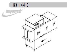Машина посудомоечная Dihr Rx 144 E Sx+Dde+Hr10+Dr64/Деление 2 части
