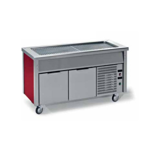 Прилавок для холодных блюд Emainox Evpr15 8035024 с охлаждаемой поверхностью на холодильном шкафу