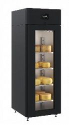 Шкаф для созревания сыра Polair Cs107 со стеклом Cheese Black
