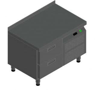 Стол с охлаждающим шкафом Hicold Sn 2/Tn Lt