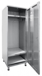 Шкаф для одежды ШРО-6-0 арт.21000002828 нерж (600х560х1800мм)