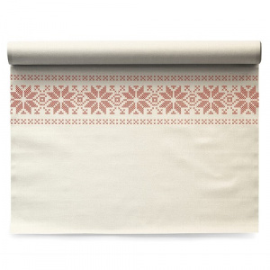 Салфетка сервировочная 48Х32СМ, хлопок, 6шт. В рулоне, серия My Drap, цвет Recycled Cotton Christmas