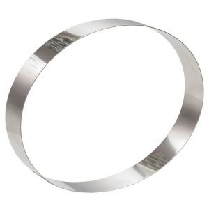 Форма кондитерская "ОВАЛ" 32Х25 СМ H 4 см, нержав. Сталь 2H4X28