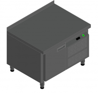 Стол с охлаждающим шкафом Hicold Gn1/Tn Lt