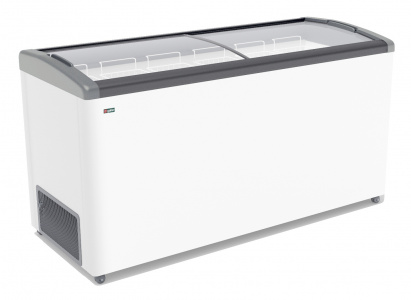 Ларь морозильный Frostor Gellar FG600 E гнутое стекло серый