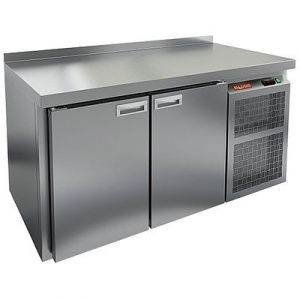 Стол охлаждаемый Hicold GN 11/TN M (-2+10), 2 двери, 1390х700х850, на колесах