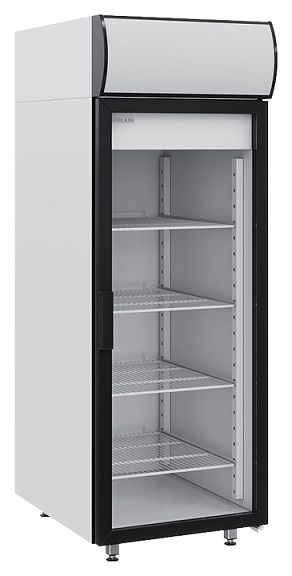 Шкаф холодильный Polair DM107-S объемом 700л формата GN 2/1, со стеклянной дверцей
