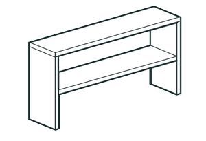 Полка настольная закрытая Apach Chef Line Losc35200T2Cs