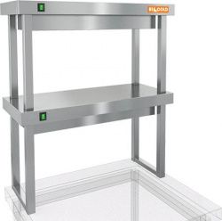 Купить полка тепловая hicold tp2-6/4 двухъярусная настольная (600х400х800мм) – цена от завода, доставка до двери | RuOborudovanie.ru