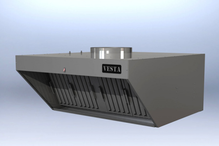 Искрогаситель Vesta с водяной завесов для печей