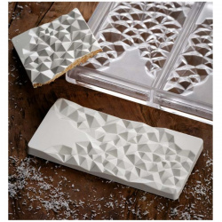 Купить форма для шок. "chocolate bar fragment" 155х77мм h10мм, 100гр, 3 ячейки, п/к pc5004 – цена от завода, доставка до двери | RuOborudovanie.ru