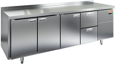 Стол охлаждаемый Hicold GN 1112/BT (-10-18), 3 двери, 2 ящ, 2280х700х850