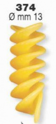 Форма La monferrina для P.Nuova №374 бронза спираль Fusilli 13 ММ