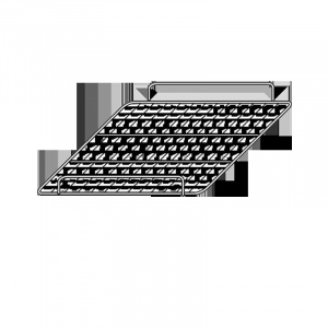 Накладка решетка для плит газовых Apach Chef Line L8031920010
