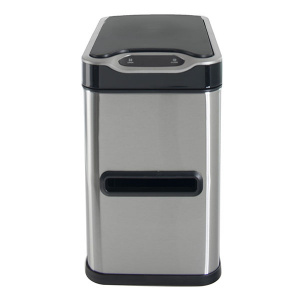Ведро мусорное, сенсорное, внутр ведро, туалетная бумага, JAH-533, 7л (серебряный)