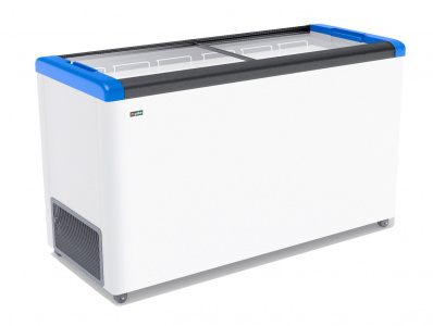 Ларь морозильный Frostor Gellar FG500C прямое стекло синий