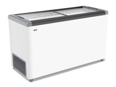 Ларь морозильный Frostor Gellar FG500C прямое стекло серый
