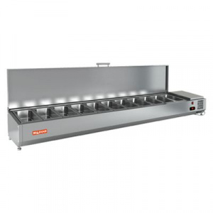 Витрина настольная Hicold VRTU 2280 с крышкой