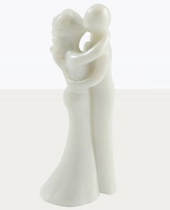 Форма для шок. 3D "СУПРУЖЕСКАЯ пара маленькая", 45X35 H120Мм, объемная, силикон 30Smw02