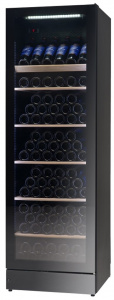 Шкаф винный вентилируемый метал. Wine 185 Fg черный