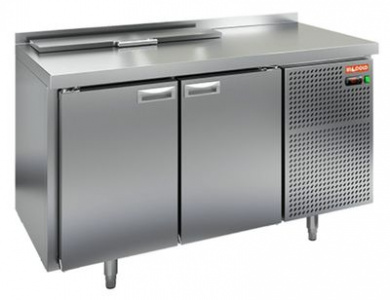 Стол для салатов Hicold SL1-11SN (1/3) (+2+10), 2 двери, 1390х600х850мм
