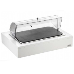 Поднос для сыра Gn1/1 с крышкой Roll-Top, на дерев.Подставке, цвет белый 511B0940 – купить в RuOborudovanie.ru с доставкой до двери Купить поднос для сыра gn1/1 с крышкой roll-top, на дерев.подставке, цвет белый 511b0940 – цена от завода, доставка до двери | RuOborudovanie.ru