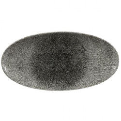 Блюдо овальное Chefs 34,7Х17,3СМ, без борта, цвет Raku Quartz Black, Studio Prints Rkbqov351 – купить в RuOborudovanie.ru с доставкой до двери Купить блюдо овальное chefs 34,7х17,3см, без борта, цвет raku quartz black, studio prints rkbqov351 – цена от завода, доставка до двери | RuOborudovanie.ru