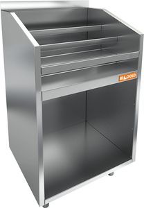 Лестница ликёрная HiCold НБмлЛВ-6/7Б с бортом 600х700х850мм