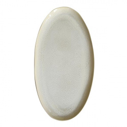 Купить блюдо овальное 55х27,5см, керамика, цвет perle, plume 962276 – цена от завода, доставка до двери | RuOborudovanie.ru