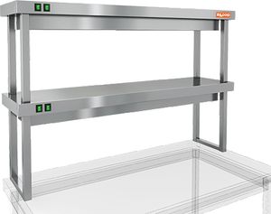 Полка тепловая Hicold TP2-11/3 двухъярусная настольная (1100х300х800мм)