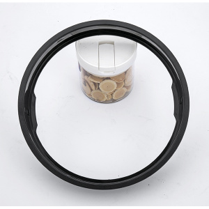 Ведро для мусора сенсорное, круг, FoodAtlas JAH-6111, 12 л (черный)