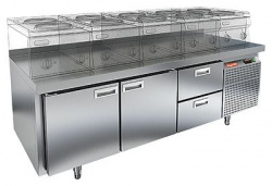 Стол охлаждаемый Hicold GN 112/TN LT под тепл.оборуд.(-2+10), 2 двери 2 ящ, 1835х700х675 – купить в RuOborudovanie.ru с доставкой до двери Купить стол охлаждаемый hicold gn 112/tn lt под тепл.оборуд.(-2+10), 2 двери 2 ящ, 1835х700х675 – цена от завода, доставка до двери | RuOborudovanie.ru