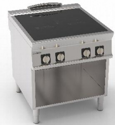 Плита 4 конфорочная 900 серии Tecnoinox Pcc8Fe9 316023