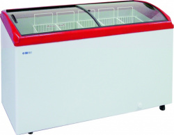 Ларь морозильный Cryspi (ITALFROST) CF400C ЛВН-400Г красный (5 корзин)