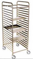 Купить тележка-шпилька paderno 4482640 для 40 противней 60*40 см – цена от завода, доставка до двери | RuOborudovanie.ru