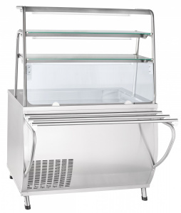 Прилавок-витрина холодильный Abat ПВВ(Н)-70Т-НШ арт.21000001426 открытый