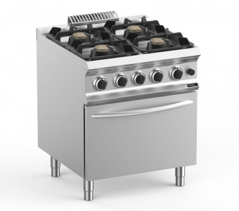 Плита газовая 4 конфорочная 700 серии Apach Chef Line Glrrg77Fgp Xl