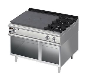 Плита газовая Apach Chef Line Lrstg129R2Dxos со сплошной поверхностью 900 серии 