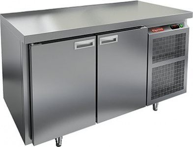 Стол холодильный Hicold GN 11/TN O (-2+10),островн., 2 двери, 1390х700х850мм