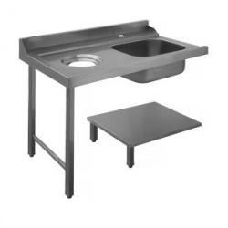 Стол для грязной посуды 1200 ММ левый Apach Chef Line L80207