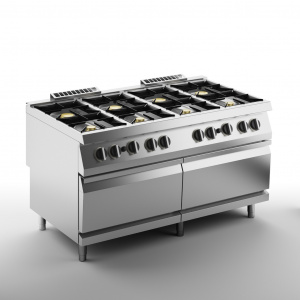 Плита газовая 8 конфорочная 900 серии Apach Chef Line Slrrg169Fg