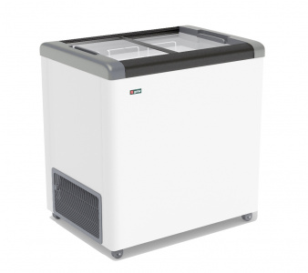 Ларь морозильный Frostor Gellar FG250C прямое стекло серый