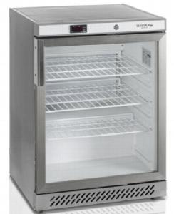 Шкаф холодильный со стеклом Tefcold Ur200Sg нержавеющий