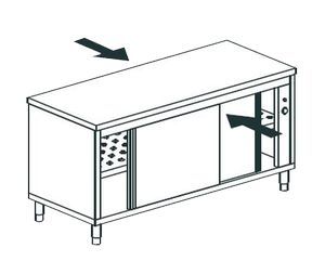 Стол тепловой сквозной Apach Chef Line Lhc616Sh2Pt