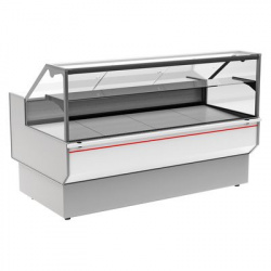 Купить витрина холодильная полюс gc95 sm 1,5-1 (вхс-1,5 carboma gc95) (0011-9003 боковины серые, декор белы – цена от завода, доставка до двери | RuOborudovanie.ru