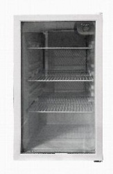 Шкаф холодильный со стеклом Cooleq Tbc-85 белый