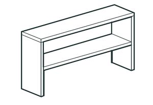 Полка настольная закрытая Apach Chef Line Losc3580T2Cs
